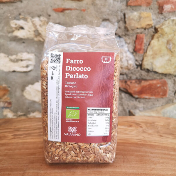 Organic Pearled Spelled - 16 pieces of 500gr
